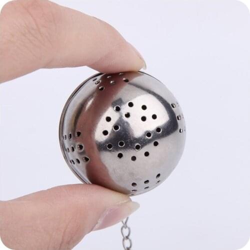 Home Stainless Steel Ball Tea Infuser Spice Herbal Filter Kitchen Accessories