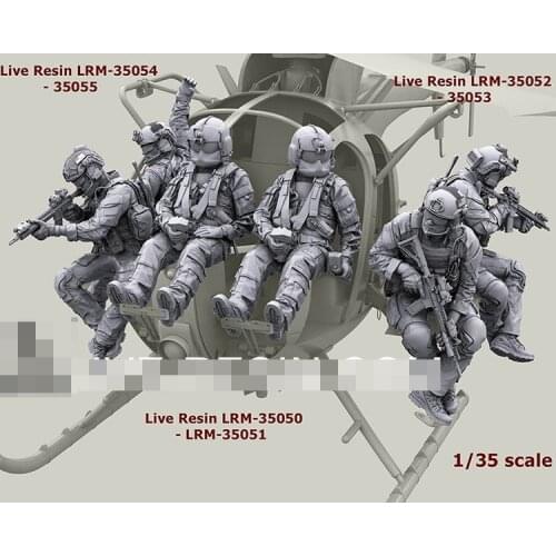 1/35 Resin Model figure GK Soldier Military theme Modern soldier, modern air force 9 people SET Unassembled and unpainted kit