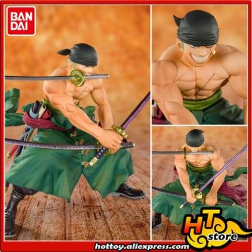 100% Original BANDAI SPIRITS Figuarts ZERO Collection Figure - Pirate Hunter Zoro From ''ONE PIECE
