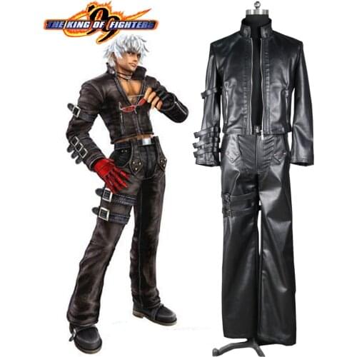 King of Fighters 99 K DASH Black Cosplay Costume Tailor Made