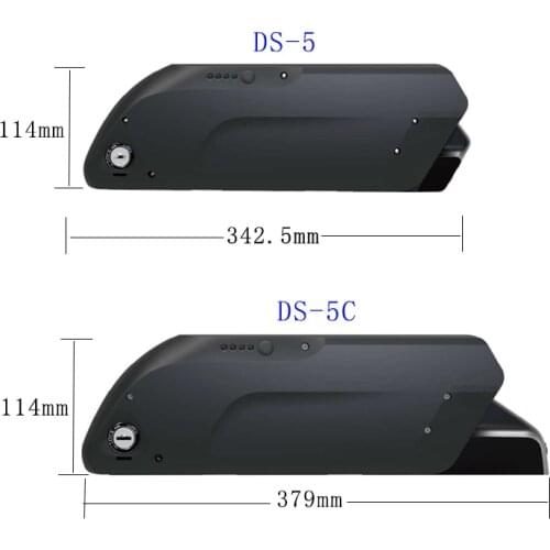 Hailong battery48vTiger shark type 48v 10ah down tube lithium ion batteries pack with bafang 750w 1000w