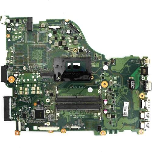 NB.GE611.001 NBGE611001 Laptop DDR4 UMA Motherboard ZAAA DAZAAMB16E0 w/ i3-6100u CPU for Acer E5-575 Laptops