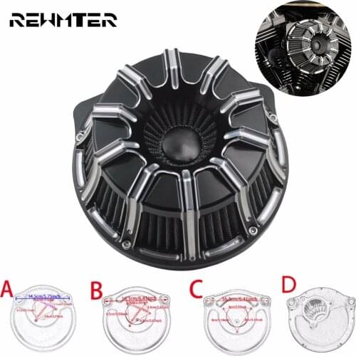 Air Cleaner Filter CNC Crafts Inverted Big Sucker For Harley Sportster 883 1200 Softail Dyna Touring Road King