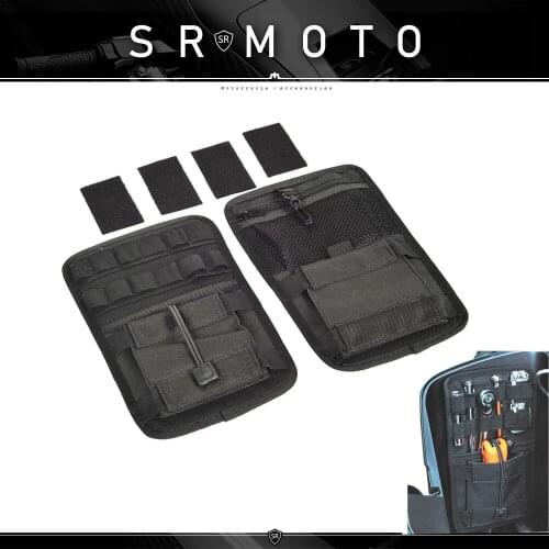 Motorcycle Saddlebag Organizer Hard Bags Storage Case for Harley Softail Dyna Touring Road King Street Electra Glide Ultra