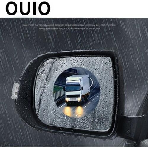 OUIO Car Rearview Mirror waterproofing Rainproof Film For Volkswagen BMW E46 E39 Mini Cooper Audi A4 B6 B8 A5 Ford Fiesta Kuga