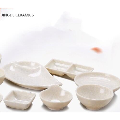 Chinese Style Plastic Irregular Plate Dish Commerce Serving Tray BBQ Picnic Plates Sauce Soy Sauce Dishes Kitchen Tableware