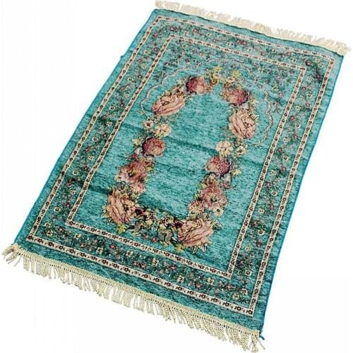 Ramadan Quran Islamic Muslim Prayer Rug Carpet Mat Tassel Tablecloth Cover Yoga Mat SCIE999