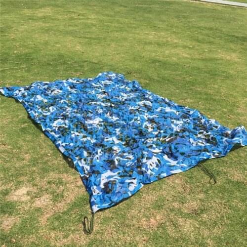 1.5x4M Hunting Camping Sea blue Camouflage Netting with edge Blinds Army Military Camo Net car Cover Outdoor Sun Shelter