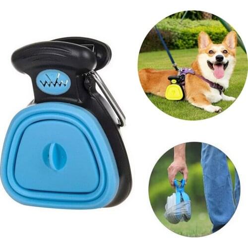 Dog Poop Bag Dispenser Travel Foldable Pooper Scooper Poop Scoop Animal Waste Clean Pick Up Picker Cleaning Pet Supply For Dogs