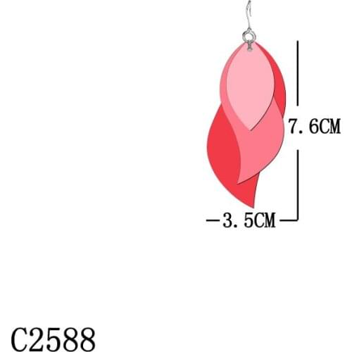New earring Wooden Die Scrapbooking C2588 Cutting Dies Multiple Sizes