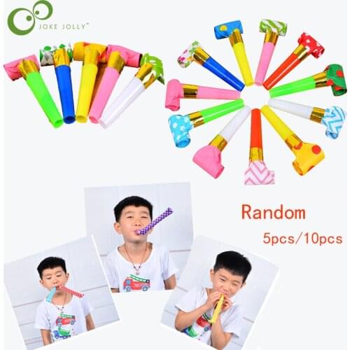 Childrens Birthday Party Plastic Toys Wholesale Custom Foreign Trade Blowing Tornado Horn Props Blowing Dragon Whistle WYW