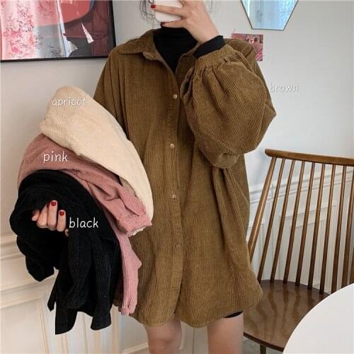 Make firm offers easy corduroy shirt