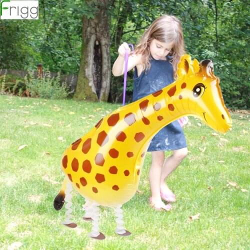 Frigg 18inch Animal Head Foil Balloon Fox Panda Rabbit Dog Kawaii Accessories Baloon Jungle Party Decor Happy Birthday Balloons