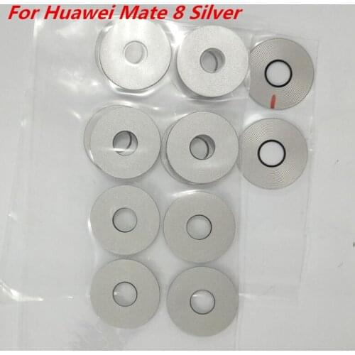 10PCS/Lot Rear Back Camera Glass Lens with Sticker Phone Repair Parts For Huawei Mate 8 Mate8