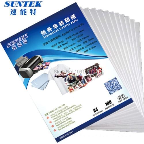 100pcs/lot) A3 Sublimation Heat Transfer Paper for Sublimation Printing