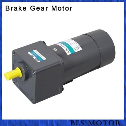 140W 380V AC brake motor three phase shaft 15mm electrical motor