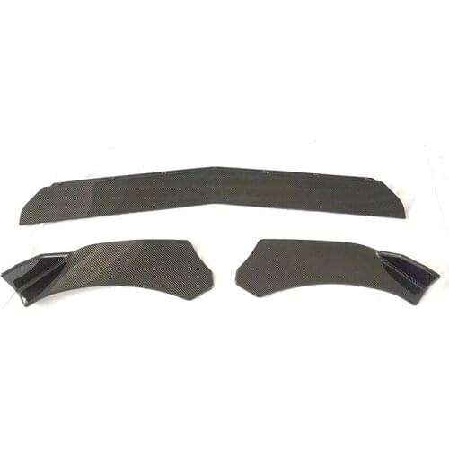 2021 Suitable For General Automobile Three or Four Section Shovel Front Lip Size Surround Refit Carbon Fiber Skirt Side Sill Bac