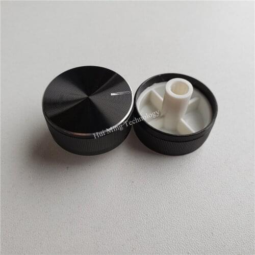 6pcs Aluminum plastic pull flower knob 30*13*6mm audio amplifier knob amp knob potentiometer knob cap
