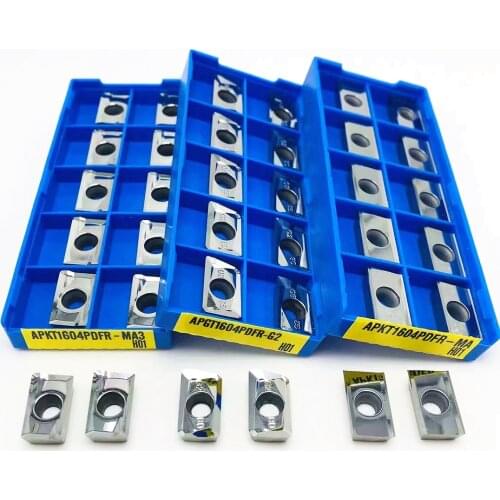 APGT APKT1604 MA APKT1604 MA3 APGT1604 G2 aluminum insert lathe tool carbide milling turning tool APKT 1604 milling insert