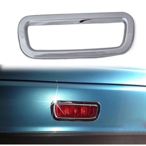 BBQ@FUKA For Mitsubishi ASX Outlander Sport RVR Chrome Rear Bumper Brake Light Cover Trim Sticker ABS
