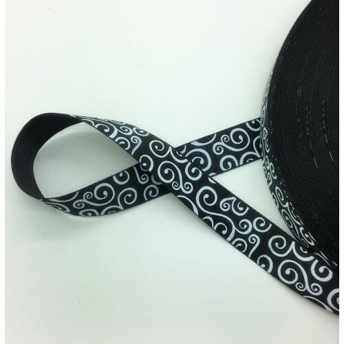 Free Shipping 5 Yards 3/4'' 20mm Wide Printed Grosgrain Ribbon Hair Bow/Christmas/wedding DIY Sewing ,#AD11