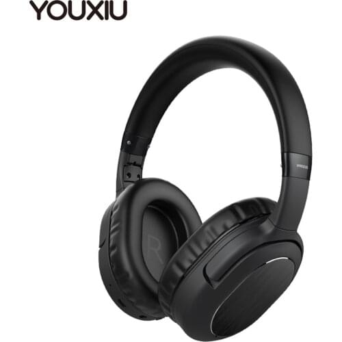 YX-ANC bluetooth Headset Active Noise Cancelling Wireless Headphones Foldable Hifi Deep Bass Earphones with mic for phone music