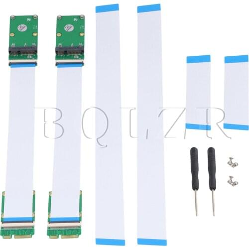 BQLZR 2x Mini PCI Express PCI-e Card Extender 52Pin Male to Female Extension