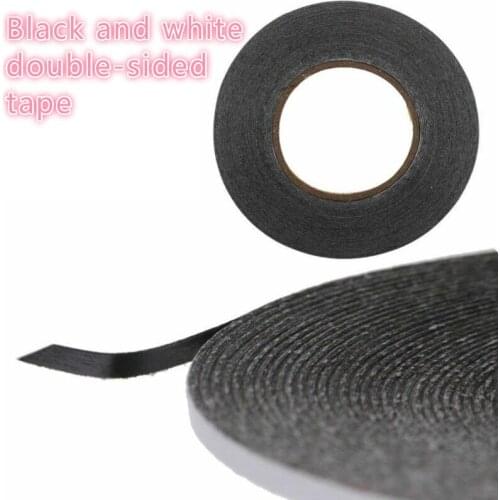50m Black and White Double Sided Sticky Adhesive Tape For Cell Phone LCD Screen Repair Drop Shipping 1/2/3mm