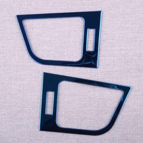 CITALL 2Pcs Car Dashboard Air Conditioning Vent Outlet Decoration Trim Fit for Hyundai Elantra 2011 2012 2013 2014 2015 2016