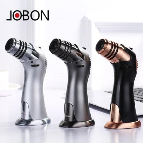 Jobon Four Jet Flame Outdoor BBQ Jet Lighter Gas Butane Torch Lighter Kitchen Lighter Cigarette Cigar Lighter