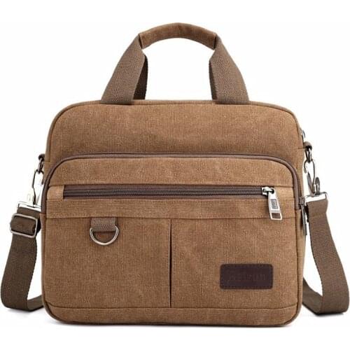 Canvas Women Shoulder Bag Vintage Crossbody Messenger Bags Business Male Travel Bags Fashion Female Big Capacity Handbags