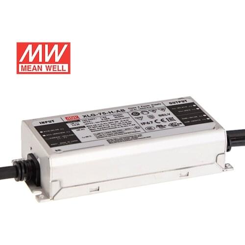 XLG-75-H-AB MEAN WELL 27 ~ 56V 1400mA 75W constant power LED driver three-in-one dimming
