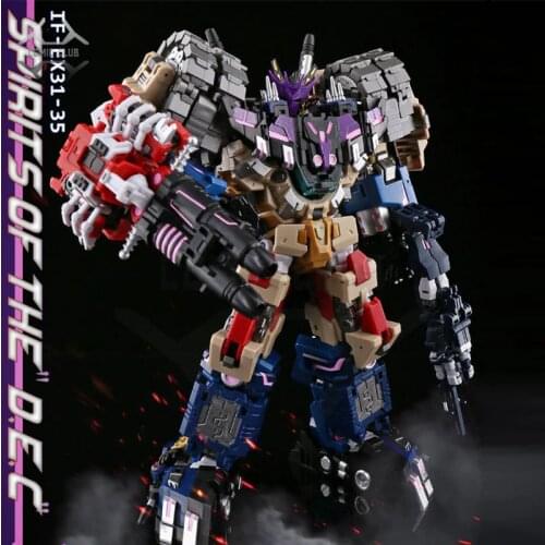 COMIC CLUB in-stock ironfactory DJD Tarn Vos Kaon Helex Tesarus combiners Transformation Action Figure robot toy