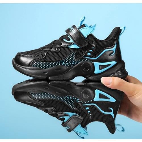 2021 New Mesh Kids Sneakers Lightweight Children Shoes Casual Breathable Boys Shoes Non-slip Girls Sneakers Zapatillas Size28-39