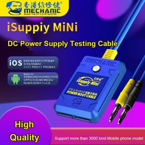 MECHANIC iSupply Mini DC Power Supply Test Cable For iPhone /Samsung/Huawei/Xiaomi Phone Service Repair Supply Voltage Boot Line