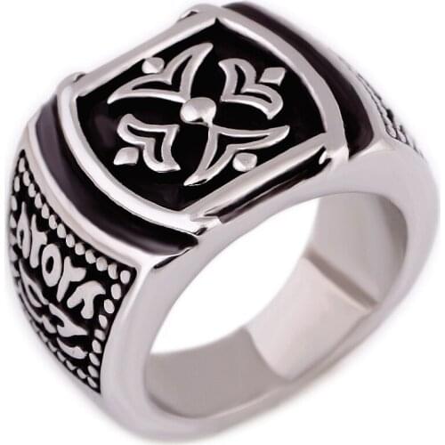 New Style Man Ring 316L Stainless Steel Party Fashion Jewelry Punk Men Jewelry Ring