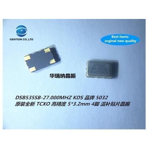 2pcs 100% new and orginal TCXO temperature compensated 5032 SMD crystal 27M 27MHZ 27.000MHZ high precision active
