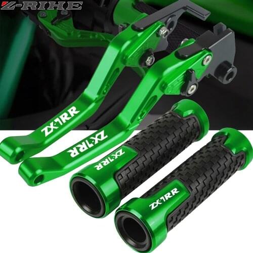 CNC Motorcycle Brake Clutch Levers Handlebar Grip Handle Hand Grips For KAWASAKI ZX7RR 1989-2003 2002 2001 2000 1999 1998 1997