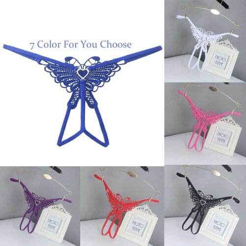 Sexy G-string Brief Womens Porno Butterfly Panties Sexy Lingerie Female Panties Thong Low Waist Women Underwear Pant