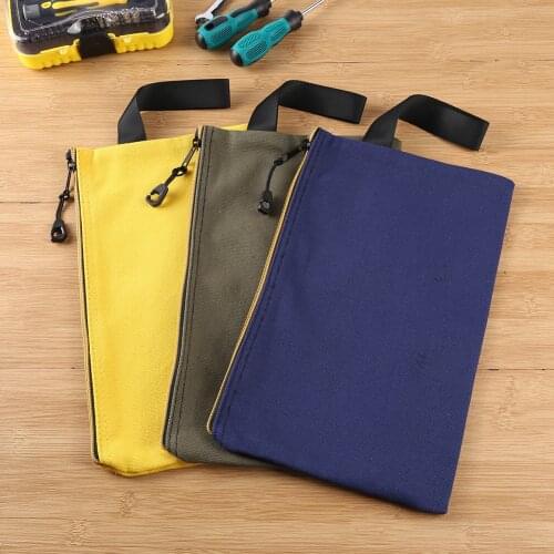 Portable Tool Storage Bag Oxford Cloth Large Capacity Waterproof Handbag Hardware Small Metal Parts Screws Hand Tool Bag