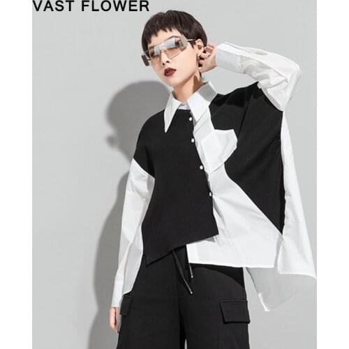 Блузки с цветами VAST FLOWER China At AliExpress