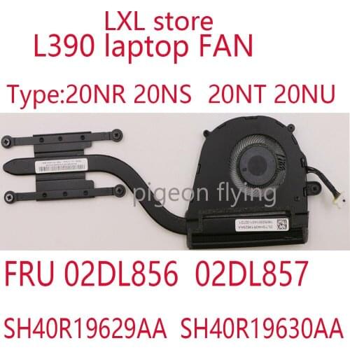 L390 FAN for Thinkpad L390 Yoga laptop radiator 20NR 20NS 20NT 20NU FRU 02DL856 02DL857 P/N: SH40R19629AA SH40R19630AA 100% ok
