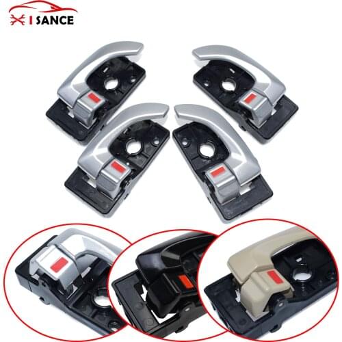 Inside Interior Chrome Door H Door Handle Front Rear Left Right For 2005-2009 Hyundai Tucson 2.0L 2.7L # 82610-2E000,82620-2E000