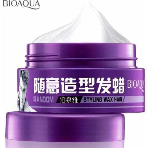 Professional Men Random Styling Pomade Hair Mud Wax Long-lasting Moisturizing Fluffy Easy To Stereotypes Natural Hair Gel 100G