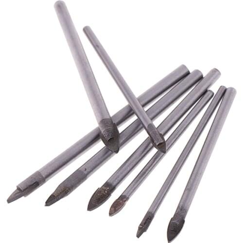 1Pcs Carbide Triangle Spear Point Head Mirror Ceramic Marble Tile Glass Drill Bit 3/4/5/6mm