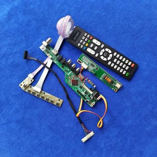 1280*800 30Pin LVDS Fit LP141WX3-TLA1/TLB1/TLN1/TLP1/TLQ1/TLR1 AV VGA USB HDMI-compatible 1CCFL kit LCD screen drive card Analog