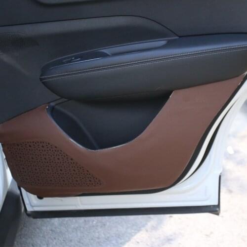 Foal Burning 4pcs/set Anti kicking film of car door anti kicking pads for Renault Koleos for Samsung QM6 2017 2018 Accessories