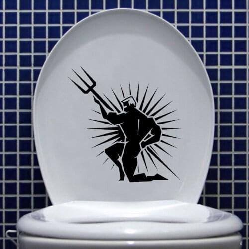 Antique God Bathroom Wall Decal Toilet Sticker Home Decor Vinyl 6WS0085