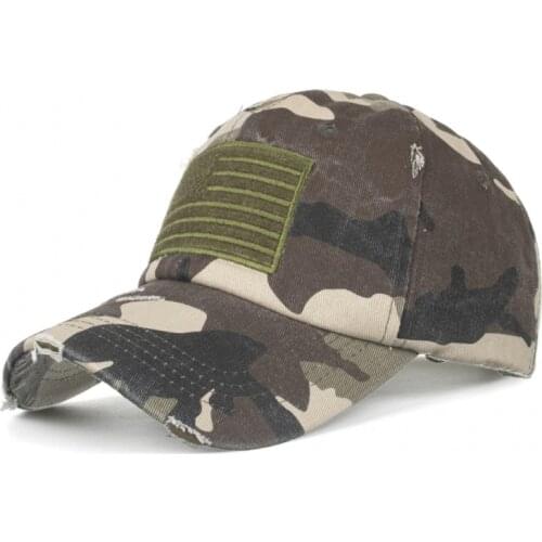 Spring/Summer Camouflage Adult Cap New Flag Embroidered Baseball Cap Sun Hat