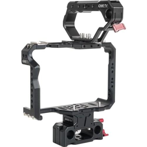 CAME-TV Panasonic S1H Sony A7RII and A7SII Rig with Base Plate+ Top Handle
